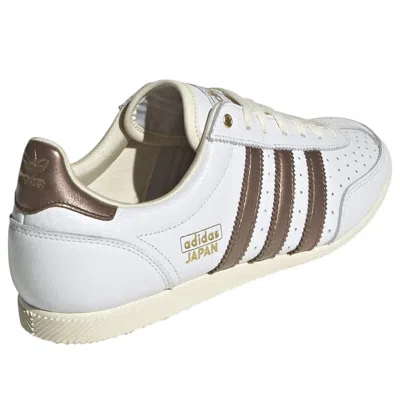 Adidas Originals Womens White Preloved Brown Cre Japan Leather Low-top Trainers In Multi