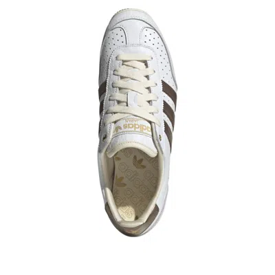 Adidas Originals Womens White Preloved Brown Cre Japan Leather Low-top Trainers In Multi