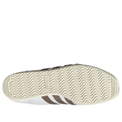 Adidas Originals Womens White Preloved Brown Cre Japan Leather Low-top Trainers In Multi