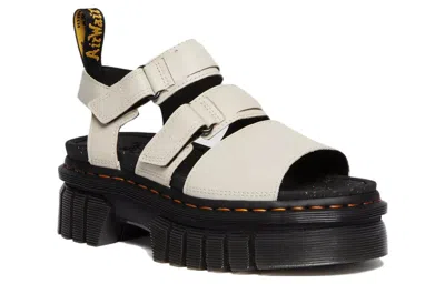 Dr. Martens' (wmns) Dr. Martens Ricki Nappa Lux Leather 3-strap Platform Sandals 'white Black'