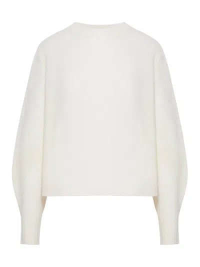 Max Mara Pure Harlem Cashmere Sweater In White