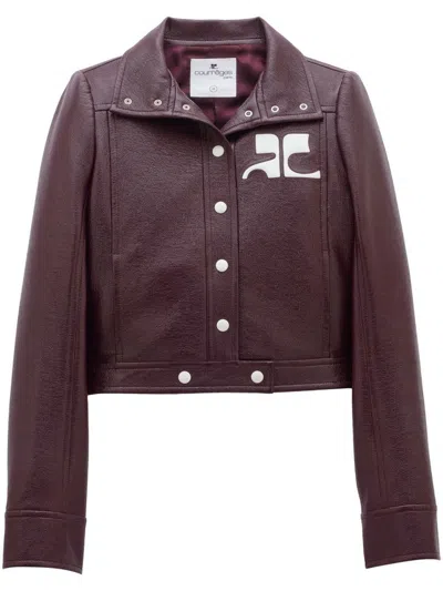 Courrèges Logo-patch Cropped Jacket