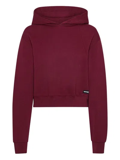 Rotate Birger Christensen Rotate Burgundy Cotton Sweatshirt Women In Burgundy
