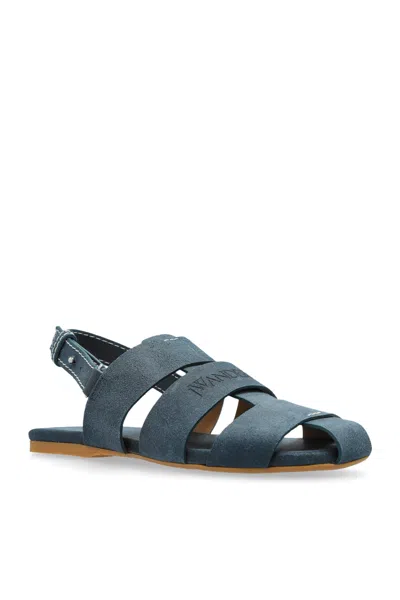Jw Anderson Round Toe Flat Sandals