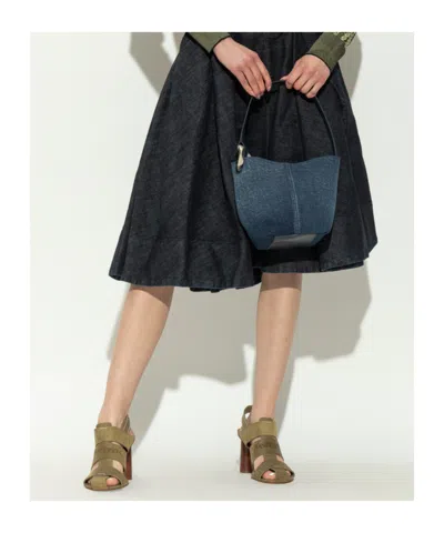 Jw Anderson Round Toe High Heel Sandals In Green