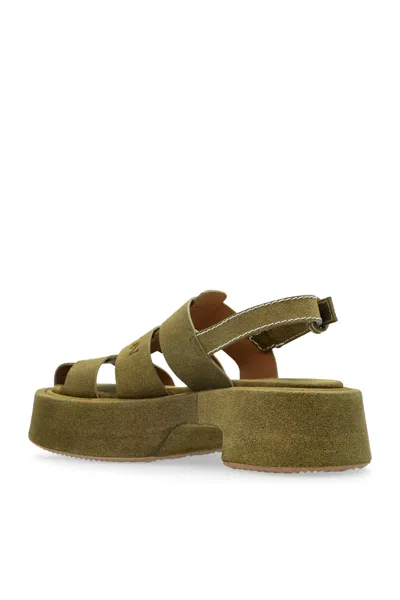 Jw Anderson Round Toe Flat Sandals