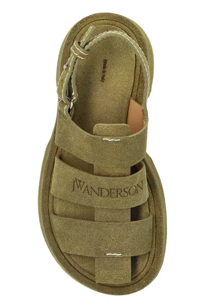 Jw Anderson Round Toe Flat Sandals