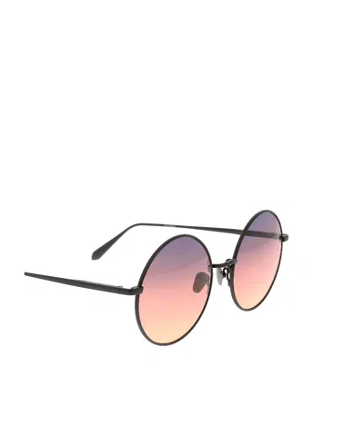 Linda Farrow Oval Frame Sunglasses