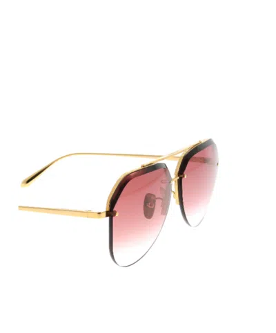 Linda Farrow Pilot Frame Sunglasses