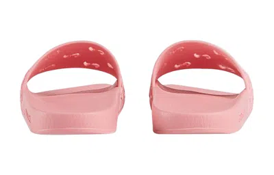 Gucci (wmns)  Gg Slide Rubber 'pink' In Multi