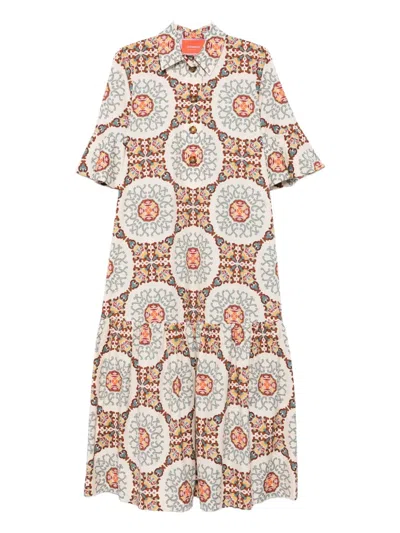 La Doublej Artemis Patterned Maxi Dress