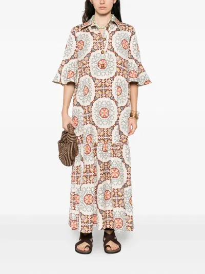 La Doublej Artemis Patterned Maxi Dress