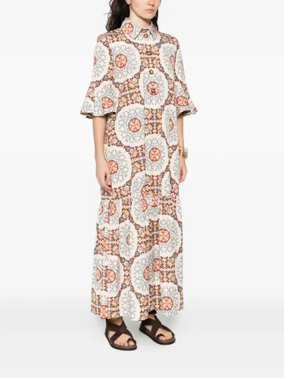 La Doublej Artemis Patterned Maxi Dress
