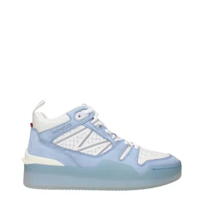 Moncler White Leather Sneakers