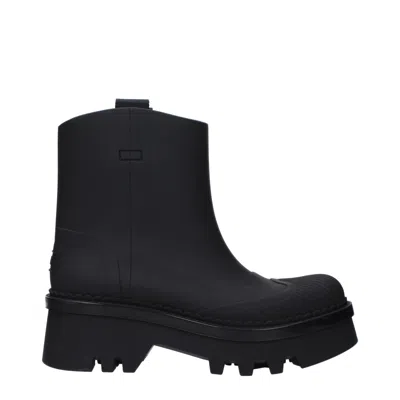 Chloé Black Cotton Ankle