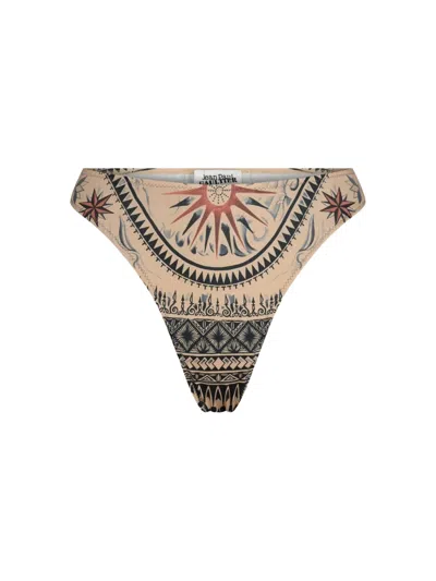 Jean Paul Gaultier Abstract-pattern Bikini Bottom