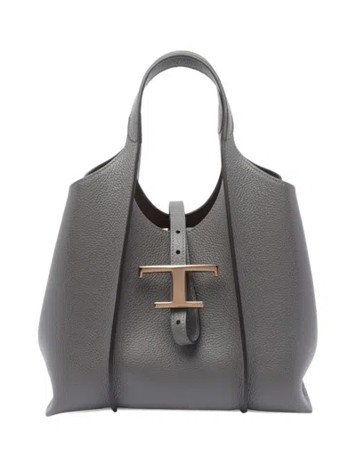Tod's T Timeless Mini Leather Shopping Bags