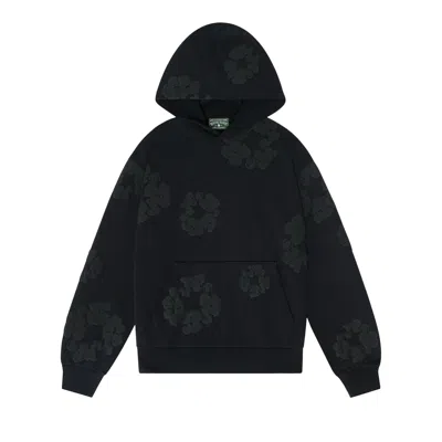 Pre-owned Denim Tears Mono Cotton Wreath Sweatshirt 'black' | Men's Size L