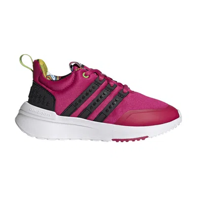 Pre-owned Adidas Originals Adidas Lego X Racer Tr J 'real Magenta' | Purple | Kid's Size 6