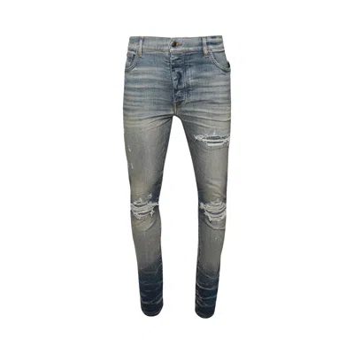 Pre-owned Amiri Crystal Mx1 Jean 'vintage Indigo' | Blue | Men's Size 31