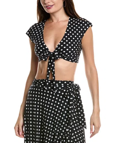 Commando Classic Wrap Cover-up Crop Top