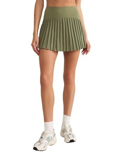 Z Supply Playing Doubles Skirt In Green