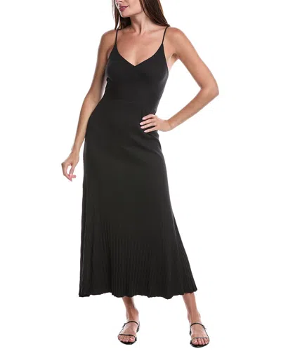 Nation Ltd Melanie Rib Tank Midi Dress In Black