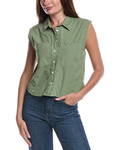 Nation Ltd Rylee Patch Pocket Shirt In Green