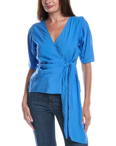 Nation Ltd Luisa Tie-front Top In Blue