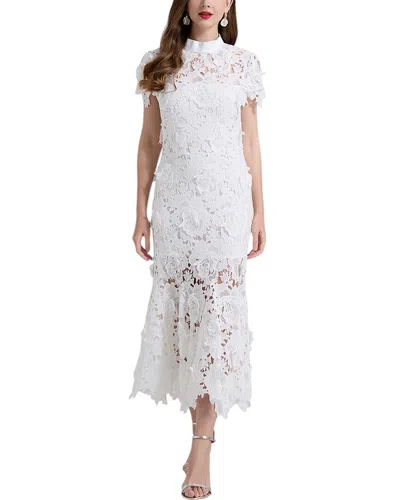 Dza Midi Dress In White