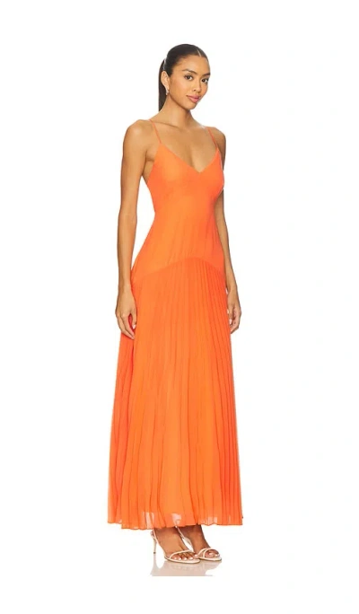 Cami Nyc Jennelyn Chiffon Pleated Gown
