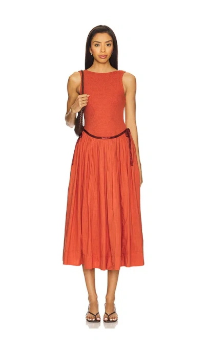 Free People Nightingale Solid Midi Dress