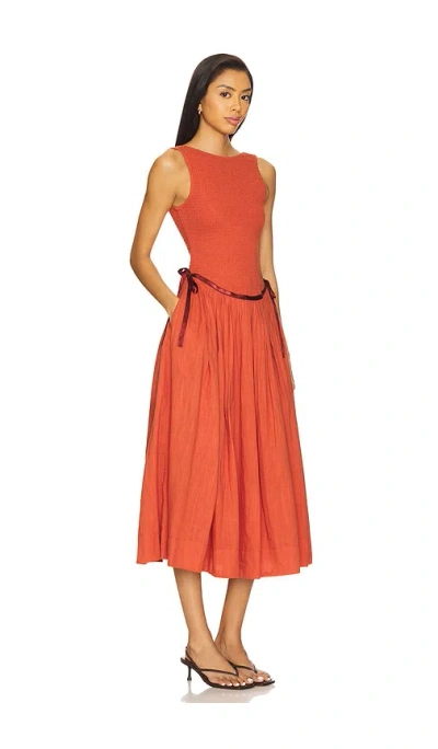 Free People Nightingale Solid Midi Dress