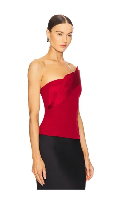 Gaurav Gupta The Erytheia Petal Corset In Red