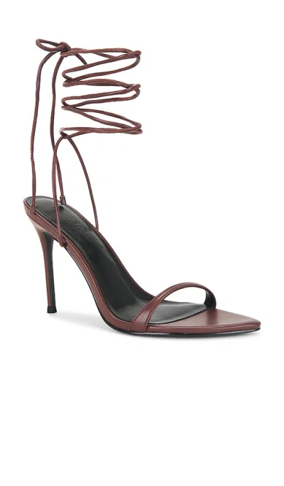 Femme La 3.0 Barely Open-toe Sandals In Brown