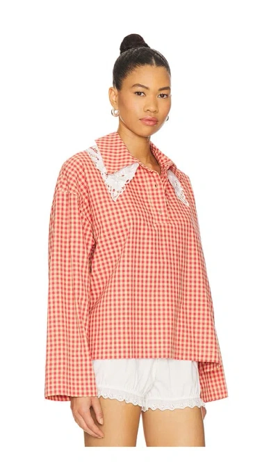 Milkwhite Polo Top