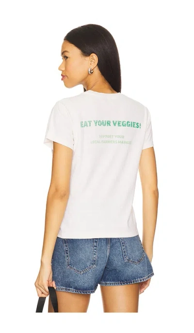Re/done Artichokes Classic Tee In White