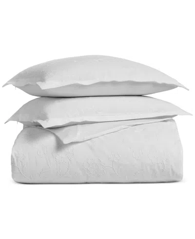 Macy's Colette Embroidery 3-pc. Duvet Set, King, Exclusively At  In White