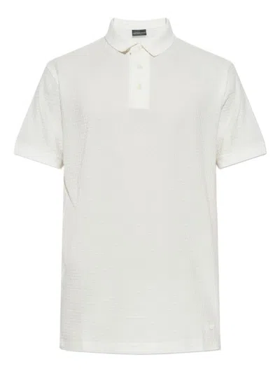 Emporio Armani Logo Embroidered Short-sleeved Polo Shirt