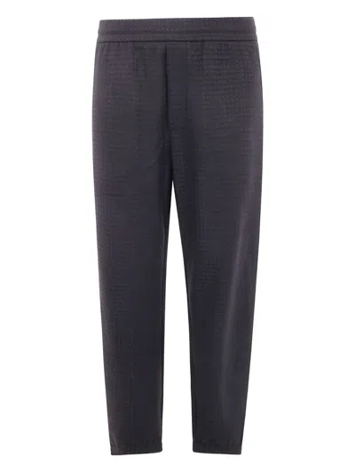 Emporio Armani Man Pants Black Size Xs Modal, Wool