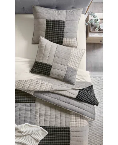 Oake Striped & Stitched 3-pc. Quilt Set, King, Exclusively At Macy's