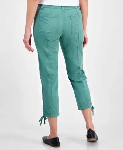 Style & Co Women's Mid Rise Tie-hem Ankle Pants, Exclusively At Macy's