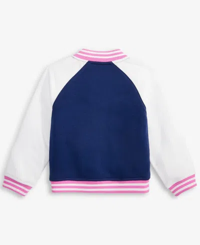 Epic Threads Toddler Girls Knit Bomber Jacket, Exclusively At Macy's In Blue