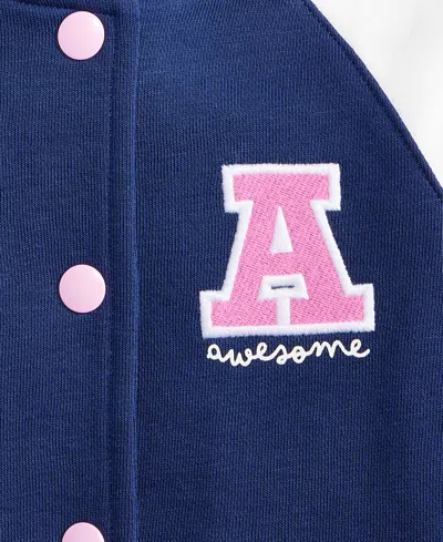Epic Threads Toddler Girls Knit Bomber Jacket, Exclusively At Macy's In Blue