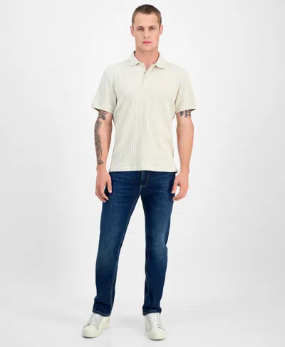 Sun + Stone Men's Rocco Textured Polo Shirt, Exclusively At Macy's In White
