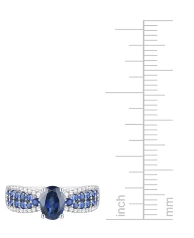 Macy's Gemstone (1-1/10 Ct. T.w.) & Diamond (1/5 Ct. T.w) Oval Ring In 14k Gold