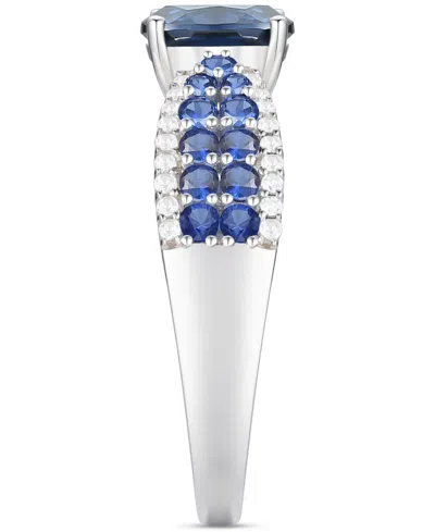 Macy's Gemstone (1-1/10 Ct. T.w.) & Diamond (1/5 Ct. T.w) Oval Ring In 14k Gold