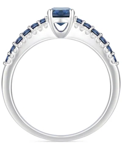 Macy's Gemstone (1-1/10 Ct. T.w.) & Diamond (1/5 Ct. T.w) Oval Ring In 14k Gold