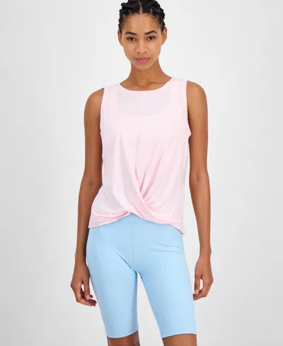 Id Ideology Women's Twist-front Tank Top, Created For Macy's