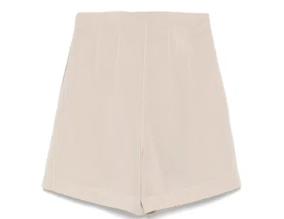 Philosophy Di Lorenzo Serafini High-waisted Shorts In Neutral